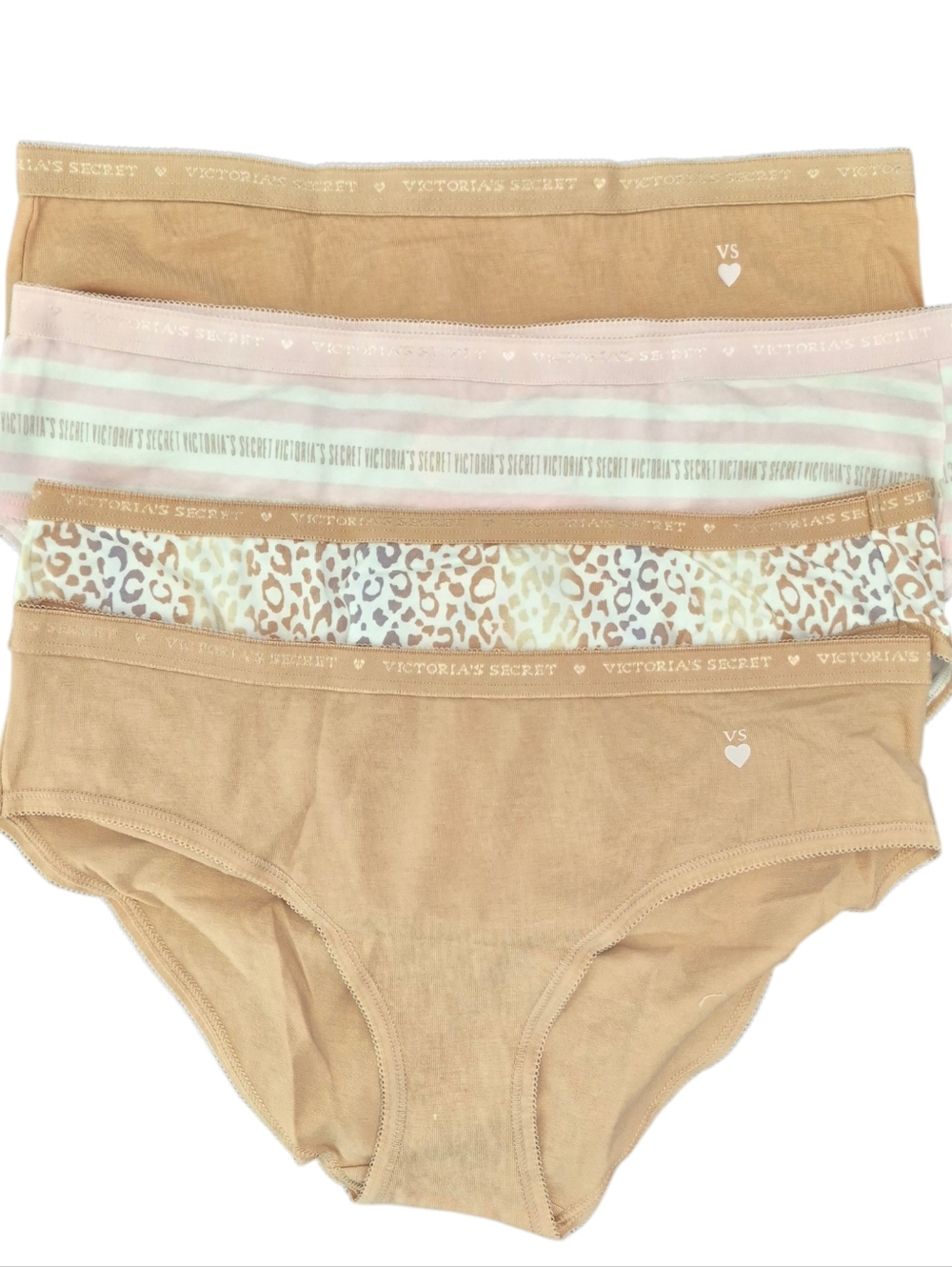 Victoria's Secret Women's 4-Pack Cotton Hiphugger Panties